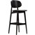 DURAFURN BAN BARSTOOL BLACK DOLARO VINYL SEAT WENGE FRAME