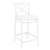SIESTA CROSS BARSTOOL 650MM WHITE