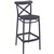 SIESTA CROSS BARSTOOL 750MM ANTHRACITE