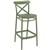 SIESTA CROSS BARSTOOL 750MM OLIVE GREEN