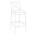 SIESTA CROSS BARSTOOL 750MM WHITE
