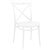SIESTA CROSS CHAIR 440MM WHITE