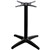 ASTORIA TABLE BASE 720MM BLACK POWDERCOAT