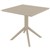 SIESTA SKY TABLE 800 X 800 X 740MM TAUPE