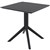 SIESTA SKY TABLE 700 X 700 X 740MM BLACK