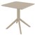 SIESTA SKY TABLE 700 X 700 X 740MM TAUPE