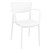 LISA CHAIR ARMS WHITE
