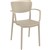 LOFT CHAIR ARMS TAUPE