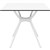 SIESTA AIR TABLE 800 X 800MM WHITE