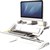 FELLOWES LOTUS DX SIT STAND WORKSTATION 832 X 616MM WHITE