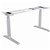 FELLOWES LEVADO HEIGHT ADJUSTABLE DESK BASE ONLY SILVER