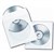 FELLOWES CDDVD ENVELOPES 125 X 125MM WHITE PACK 100