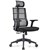 JEFFERSON EXECUTIVE CHAIR HIGH MESH BACK ARMS BLACK