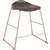 SYLEX TRACT STOOL 500MM HIGH CHARCOAL