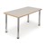 QUORUM GEOMETRY MEETING TABLE RECTANGLE 1500 X 750MM