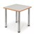 QUORUM GEOMETRY MEETING TABLE SQUARE 750 X 750MM