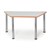 QUORUM GEOMETRY MEETING TABLE TRAPEZOID 1500 X 750MM