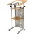 SYLEX PRESENTATION LECTERN BEECHSILVER