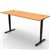 RAPIDLINE BOOST HEIGHT ADJUSTABLE WORKSTATION 1500 X 750MM BEECHBLACK