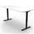 RAPIDLINE BOOST HEIGHT ADJUSTABLE WORKSTATION 1800 X 750MM SCALLOP TOP NATURAL WHITEBLACK