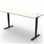 RAPIDLINE BOOST HEIGHT ADJUSTABLE WORKSTATION 1800 X 700MM NATURAL WHITEBLACK