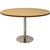 RAPIDLINE ROUND TABLE DISC BASE 1200MM NATURAL OAKSTAINLESS STEEL
