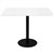 RAPIDLINE SQUARE MEETING TABLE DISC BASE 900MM NATURAL WHITEBLACK