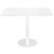 RAPIDLINE SQUARE MEETING TABLE DISC BASE 900MM NATURAL WHITEWHITE