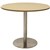 RAPIDLINE ROUND TABLE DISC BASE 900MM NATURAL OAKSTAINLESS STEEL