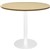 RAPIDLINE ROUND TABLE DISC BASE 900MM NATURAL OAKWHITE