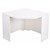 RAPID VIBE CORNER WORKSTATION UNIT 900 X 900 X 600MM WHITE