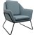 RAPIDLINE CARDINAL VISITOR CHAIR ARMS BLUE