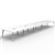 RAPIDLINE ETERNITY WORKSTATION 10 PERSON BACK TO BACK 1200 X 750MM NATURAL WHITE  WHITE SATIN
