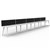 RAPIDLINE ETERNITY WORKSTATION 5 PERSON 1500 X 750MM WITH SCREEN NATURAL WHITE  WHITE SATIN