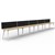 RAPIDLINE ETERNITY WORKSTATION 5 PERSON 1800 X 750MM WITH SCREEN NATURAL OAK  WHITE SATIN