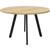 RAPIDLINE ETERNITY ROUND TABLE 1200MM NATURAL OAK  BLACK