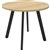 RAPIDLINE ETERNITY ROUND TABLE 900MM NATURAL OAK  BLACK