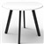 RAPIDLINE ETERNITY ROUND TABLE 900MM NATURAL WHITE  BLACK