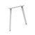 RAPIDLINE ETERNITY LEG 749 X 233 X 695MM WHITE SET 2