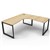 RAPID INFINITY DELUXE 1 PERSON LOOP LEG SINGLE SIDED CORNER WORKSTATION