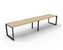 RAPID INFINITY DELUXE 2 PERSON LOOP LEG SINGLE SIDED WORKSTATION