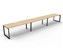 RAPID INFINITY DELUXE 3 PERSON LOOP LEG SINGLE SIDED WORKSTATION
