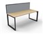 RAPID INFINITY DELUXE 1 PERSON LOOP LEG SINGLE SIDED WORKSTATION WITH SCREEN