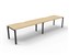 RAPID INFINITY DELUXE 2 PERSON PROFILE LEG SINGLE SIDED WORKSTATION