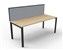 RAPID INFINITY DELUXE 1 PERSON PROFILE LEG SINGLE SIDED WORKSTATION WITH SCREEN