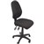 RAPIDLINE EG100CH ERGONOMIC TYPIST CHAIR HIGH BACK SEATBACK TILT BLACK