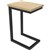 RAPIDLINE ETERNITY SIDE TABLE 600 X 280 X 380MM NATURAL OAK  BLACK