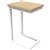 RAPIDLINE ETERNITY SIDE TABLE 600 X 280 X 380MM NATURAL OAK  WHITE SATIN