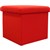 RAPIDLINE FLEXI FOLDABLE OTTOMAN 480 X 480 X 430MM RED