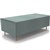 RAPIDLINE FLEXI LOUNGE RETURN SEAT MODULE 1245 X 585 X 430MM LIGHT BLUE